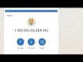 1000000 de pices golden inu gratuit sur trustwallet