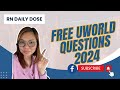 Free nclex questions 2024 uworld edition l rn daily dose