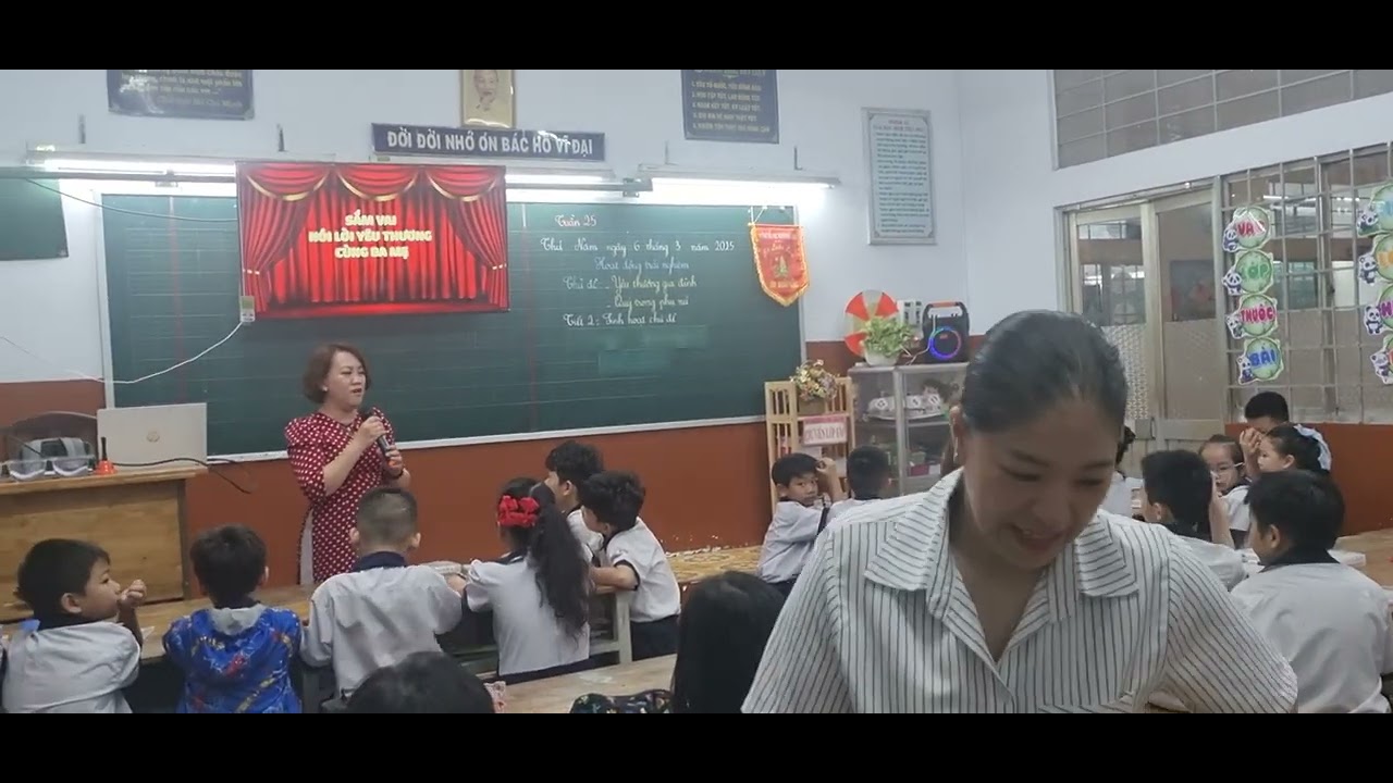 Chuyên đề Hoạt động trải nghiệm - lớp 2 - Chủ đề Yêu thương gia đình - Quý trọng phụ nữ.