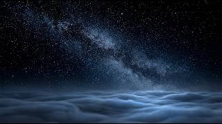 Night Sky 4K HDR Pure Black Starfield | 10 Hours Real Timelapse Above Clouds (OLED TVs)