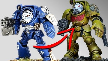 Kitbashing A True Scale Space Marine Terminator