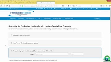 Cómo COMPRAR HOSTING para PRESTASHOP CON ProfesionalHosting - CLASE 01:  CURSO PRESTASHOP 1.7