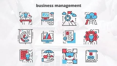 Business Management - Flat Animation Icons After Effects Templates