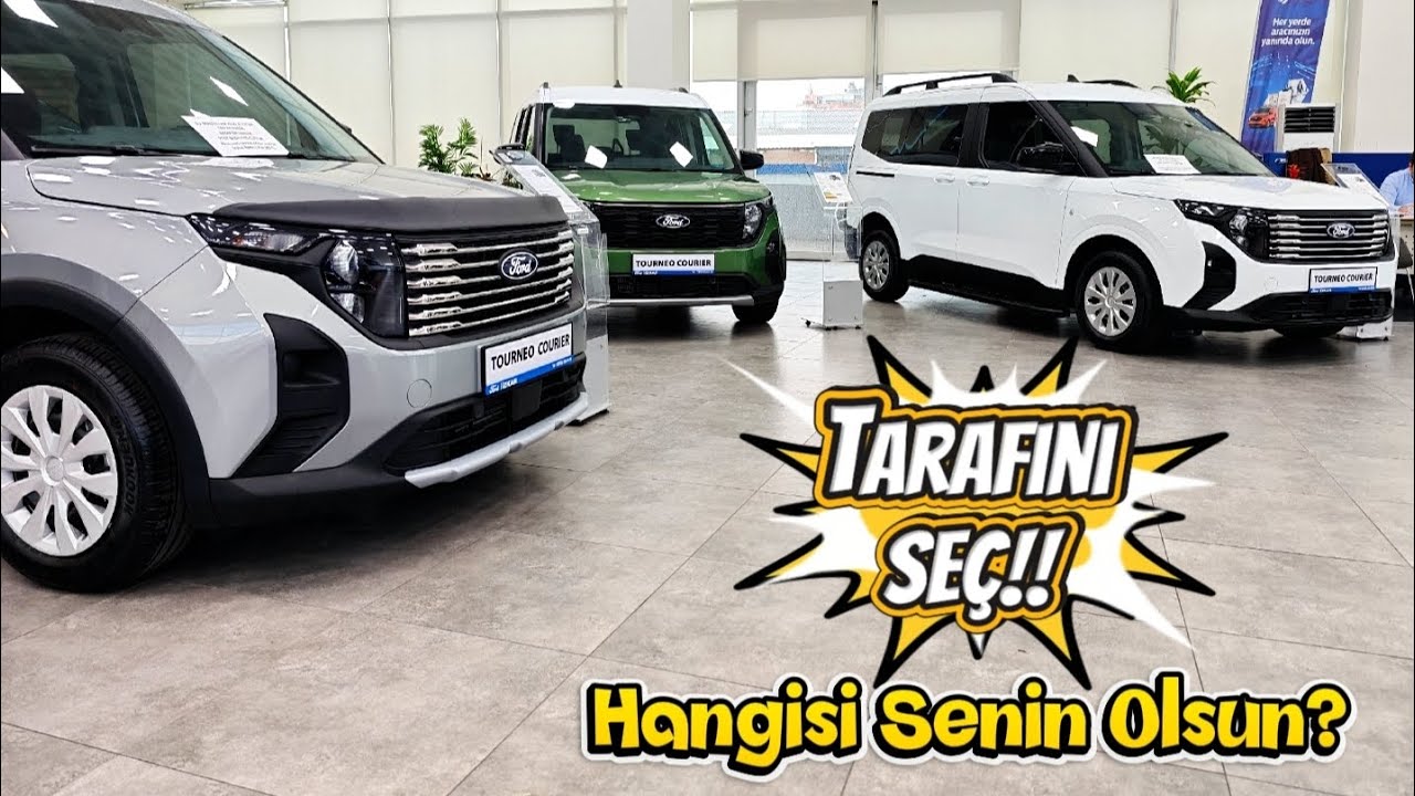 Yeni Ford Tourneo Courier Tüm Donanımlar | 2026 Ocak Kampanyaları🔥 (Hepsi Showroom’da)