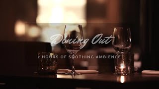 Dining Out 🍮🍷 -  Relaxing Restaurant 𝘼𝙎𝙈𝙍 Ambience for Deep Sleep, Stress Relief, Study & Work