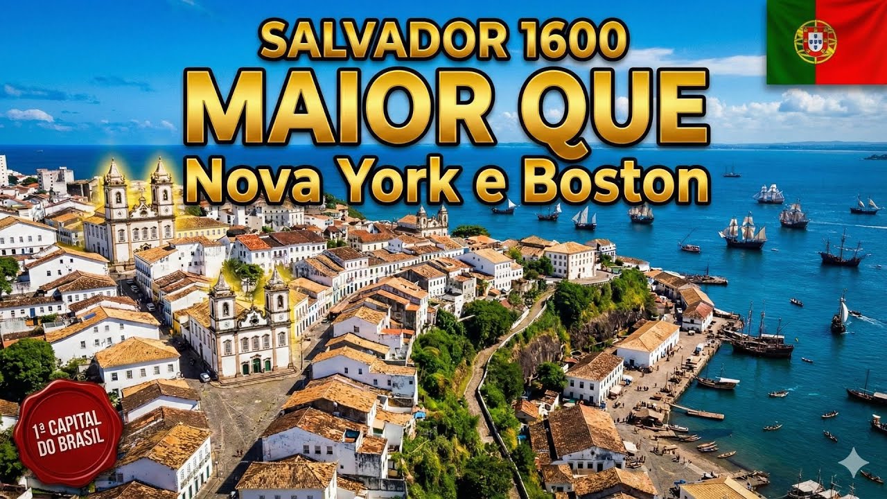 Salvador nos anos 1600: A Primeira Capital do Brasil Colonial