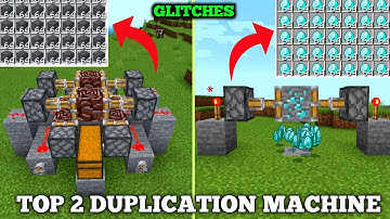 TOP 2 DUPLICATION MACHINE IN MINECRAFT BEDROCK 1.19! New Duplication Glitches In MCPE/Xbox/Ps4/Java)
