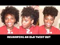 3 Styles on an Old Twist Out
