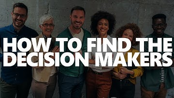 How to Find Decision Makers in a Company