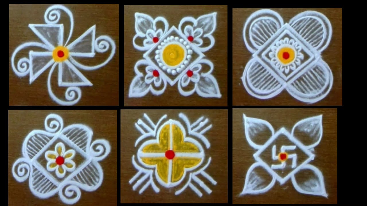 Creative Rangoli Designs With Dots