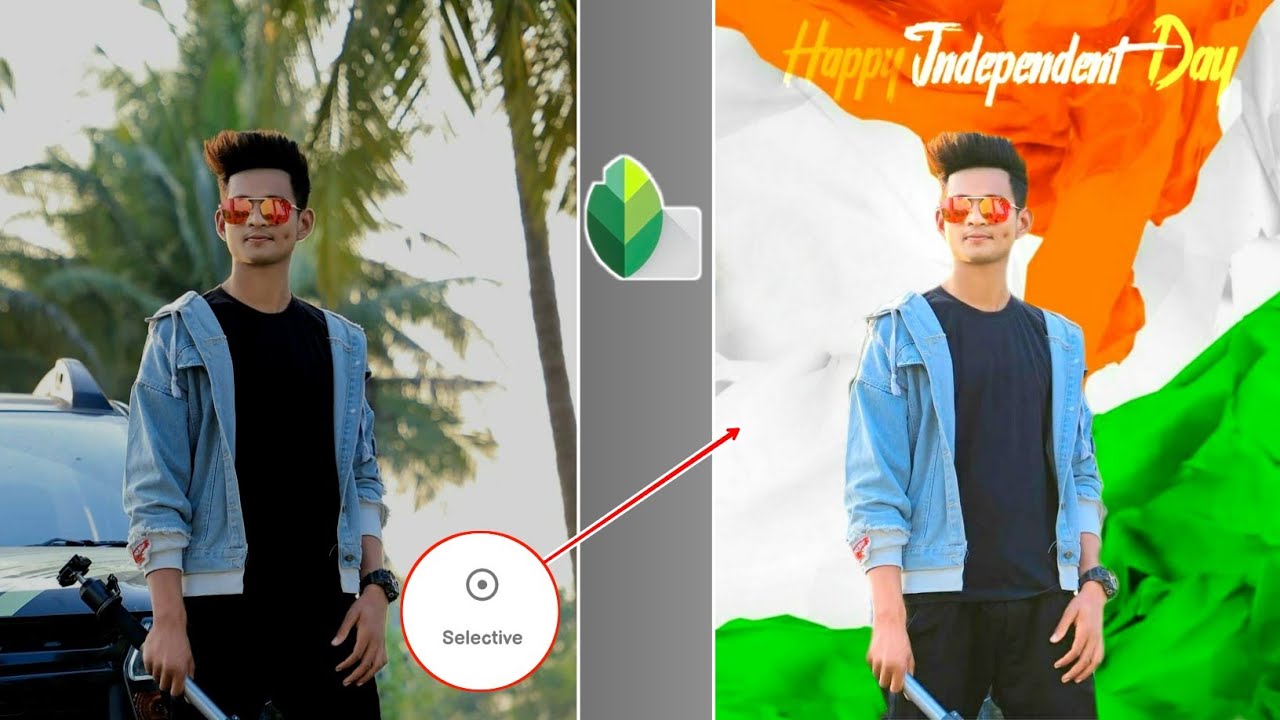 15 August Photo Editing | Independence Day Photo Editing In Snapseed | Background Change