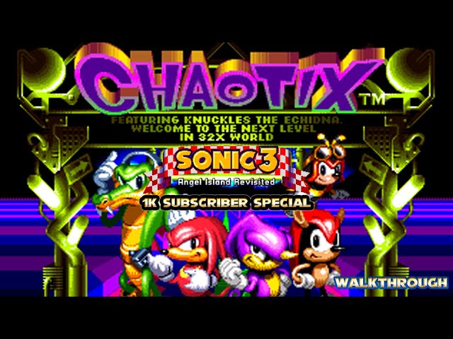 knuckles Chaotix Character Pack [Sonic 3 A.I.R.] [Works In Progress]