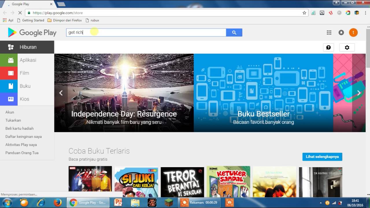 cara mendownload game,aplikasi di laptop - YouTube