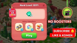 Gardenscapes Hard Level 12171 No Boosters Mari Main Bersama