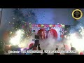 Jai mala stage and ground smoke confetti blast cold pyro