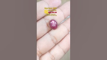 Ruby sao tím 750k 1 viên rất đẹp 😍 có giấy kiểm định freeship toàn quốc #diamond #lamdep #ruby #rap