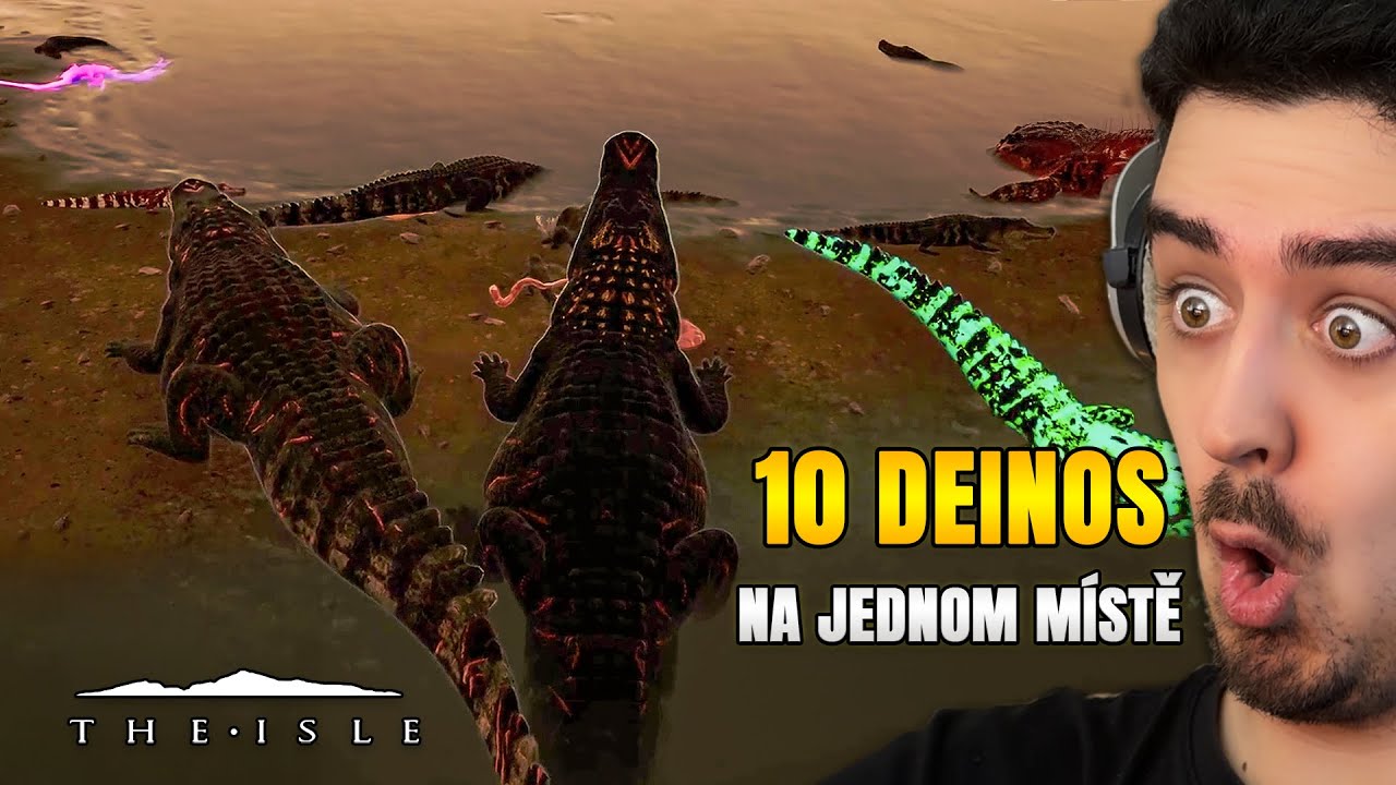 KRMÍME CELÉ JEZERO!  - THE ISLE (DEINO RUN - PART 2)