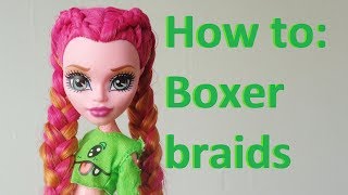 braiding hair doll