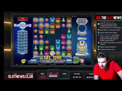 Slot Master   Reactoonz 20 ლარიანი ბონუსი და Shining Crown ის სასწაული გასროლა