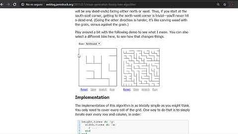 Introducción, Laberinto aleatorio en Java, Ambiente Inteligencia Artificial