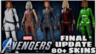 All Black Widow Skins In Marvel's Avengers | Final Update