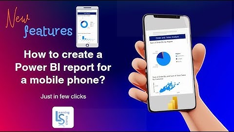 How to create a Power BI report for a mobile phone - Just in few clicks | Mobile layout auto-create
