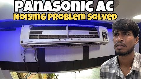 Panasonic AC water Leakage and Noising Problem solved in Jadia - EHSAN