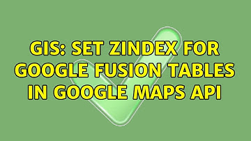 GIS: Set ZIndex for Google Fusion Tables in Google Maps API