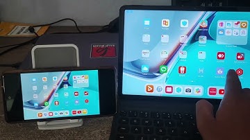 Wireless Projection / Share Screen Huawei Matepad 11 on Samsung Phone