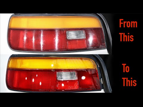 How to Restore Badly Scratched & Oxidised Car Tail Lights