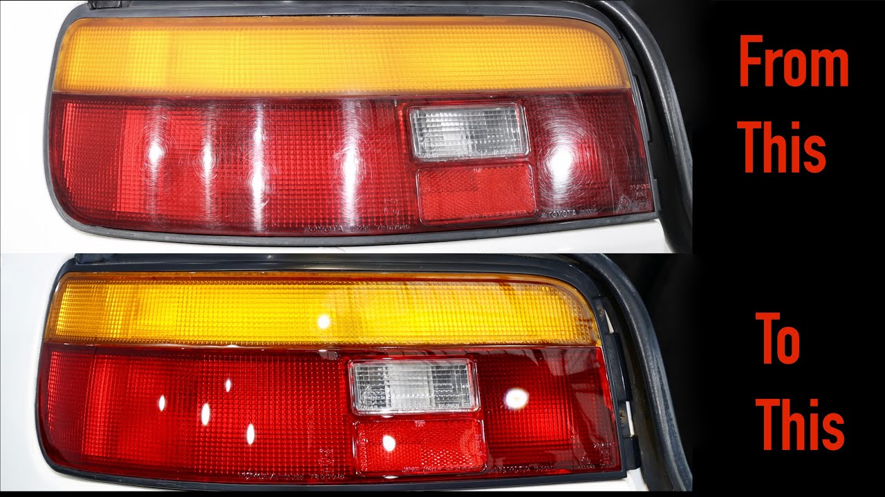 How to Restore Badly Scratched & Oxidised Car Tail Lights 