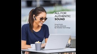 Mpow Em17 Wireless Earphone Crystal Clear Calling Earbud Bluetooth Earphone With Business Design