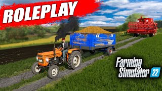 BİÇER İLE TARLA İŞLERİ / ROLEPLAY TADINDA / Farming Simulator 22 ( FS22 )