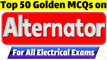 Top 50 Alternator MCQs with Answers | Synchronous Generator | Synchronous Machines MCQs | 🔴हिंदी