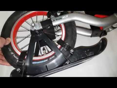 Puky LR Ride на лыжах