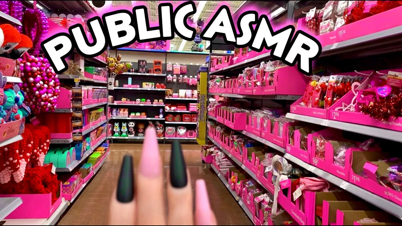 PUBLIC TINGLES ❤️ VALENTINES TAPPING & BROWSING + OTHER AISLES❤️PUBLIC ASMR❤️