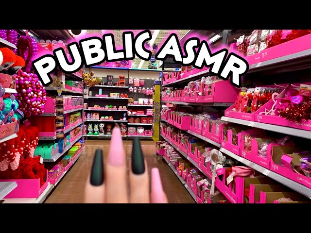 PUBLIC TINGLES ❤️ VALENTINES TAPPING & BROWSING + OTHER AISLES❤️PUBLIC ASMR❤️
