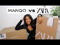 MANGO VS ZARA HAUL + TRY ON | Oriana White