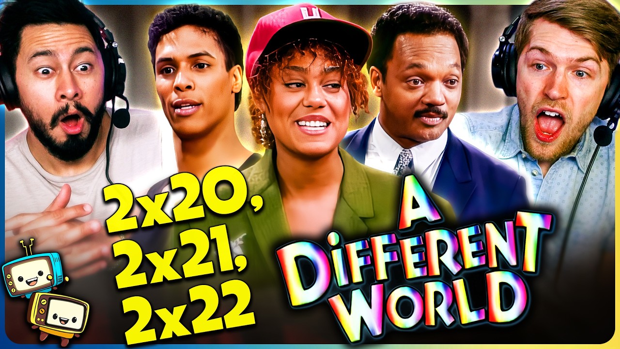 A DIFFERENT WORLD 2x20, 2x21, & 2x22 Reaction! | Jasmine Guy, Kadeem Hardison w/ Jaby Koay