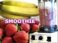 How to make Strawberry Banana Smoothie - Healthy Milkshake Drink - Smoothie Recipes - HomeyCircle
