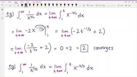 152 Week 9 Video 4 (7.8: Improper Integrals, Part 2)