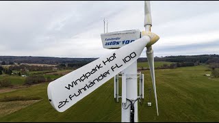 Windpark Hof (2x Fuhrländer FL 100)