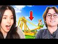 Pokimane Reacts To Michael Reeves Building a Dog Catapult thumbnail