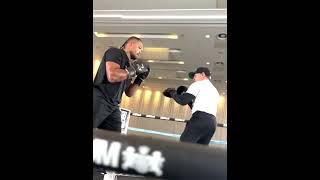 JOE JOYCE IN BEAST MODE TRAINING FOR JOSEPH PARKER