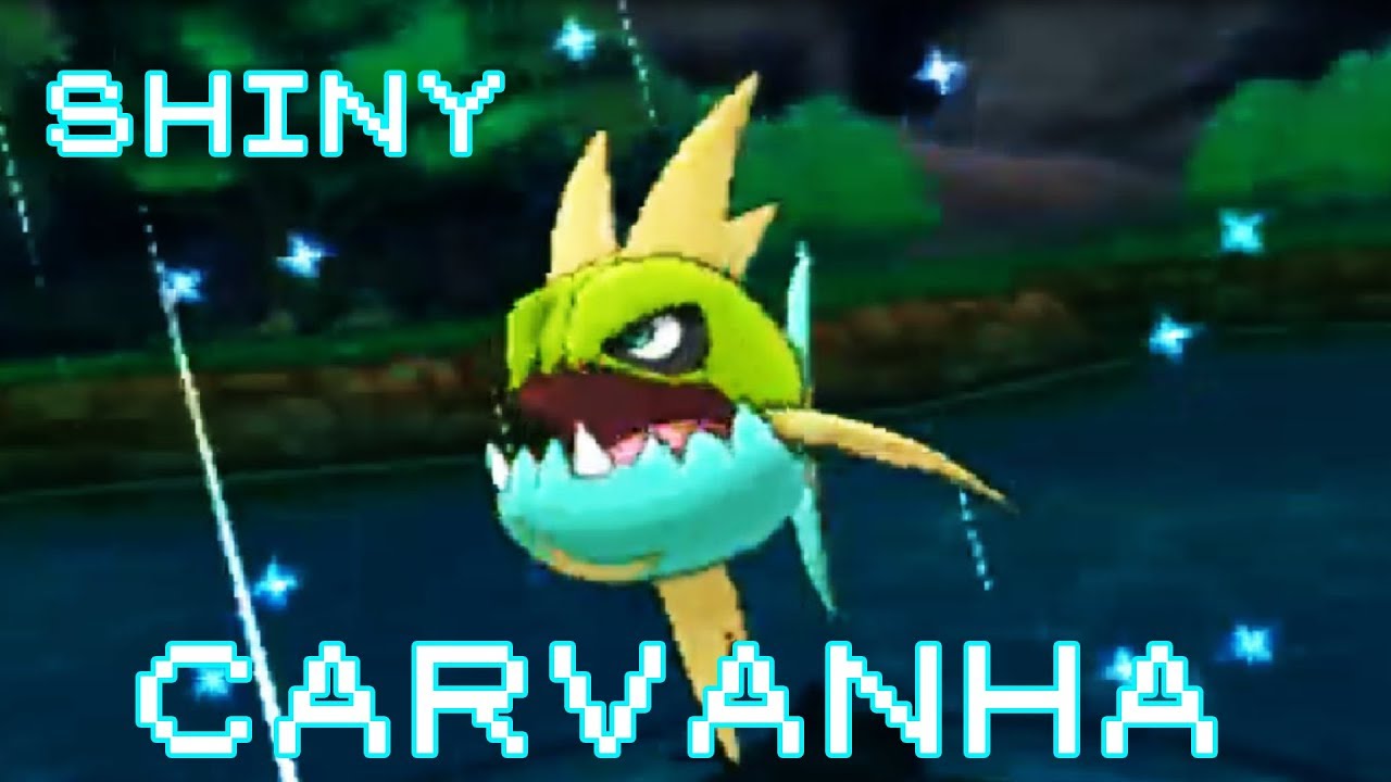 [Pokémon Ultra Sun/Ultra Moon] Shiny Carvanha