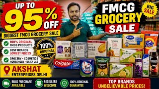 Up To 95% OFF FMCG Grocery Sale | Delhi Biggest FMCG Stock Lot Sale | Akshat Enterprises New Video