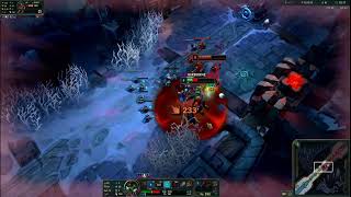 warwick got a perfect firstblood on aatrox