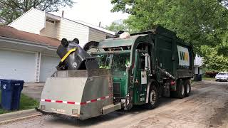 Waste Management Mack LE Heil Half Pack Curotto Can Garbage Truck