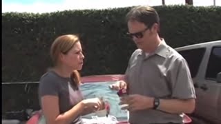 Rainn Wilson Takes Jenna Fischer Hostage (Full Video)