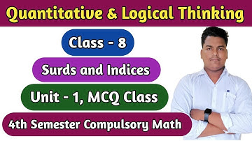 4th Semester Compulsory Math ll Quantitative and Logical Thinking ll Class by Sukant Sir